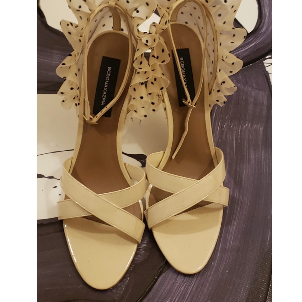 Stella Ruffle Ankle Strap Sandal